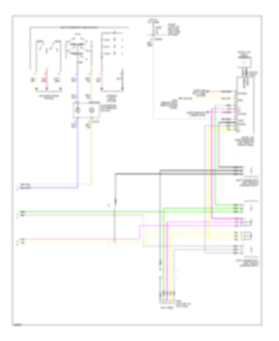Audiophile Sound Radio Wiring Diagram, without DVD (2 of 2) for Lincoln MKX 2007
