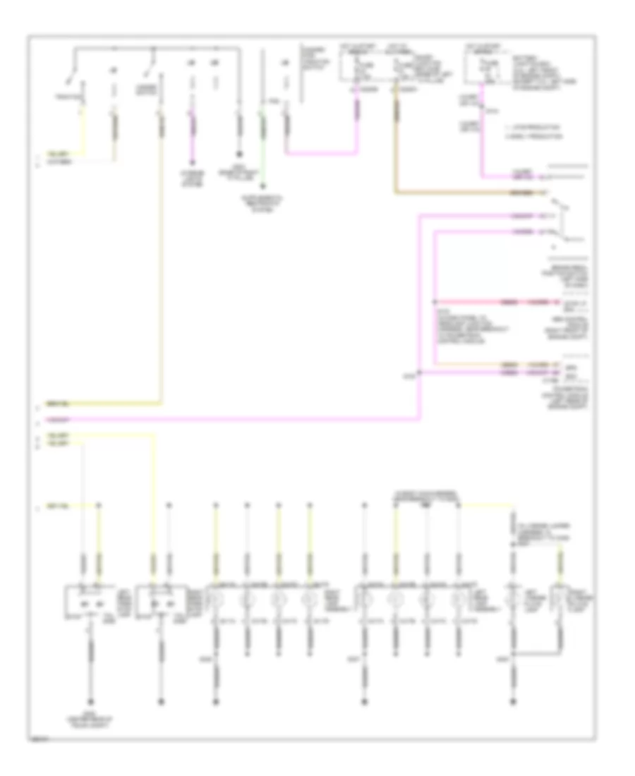 Exterior Lamps Wiring Diagram (2 of 2) for Lincoln MKZ 2007