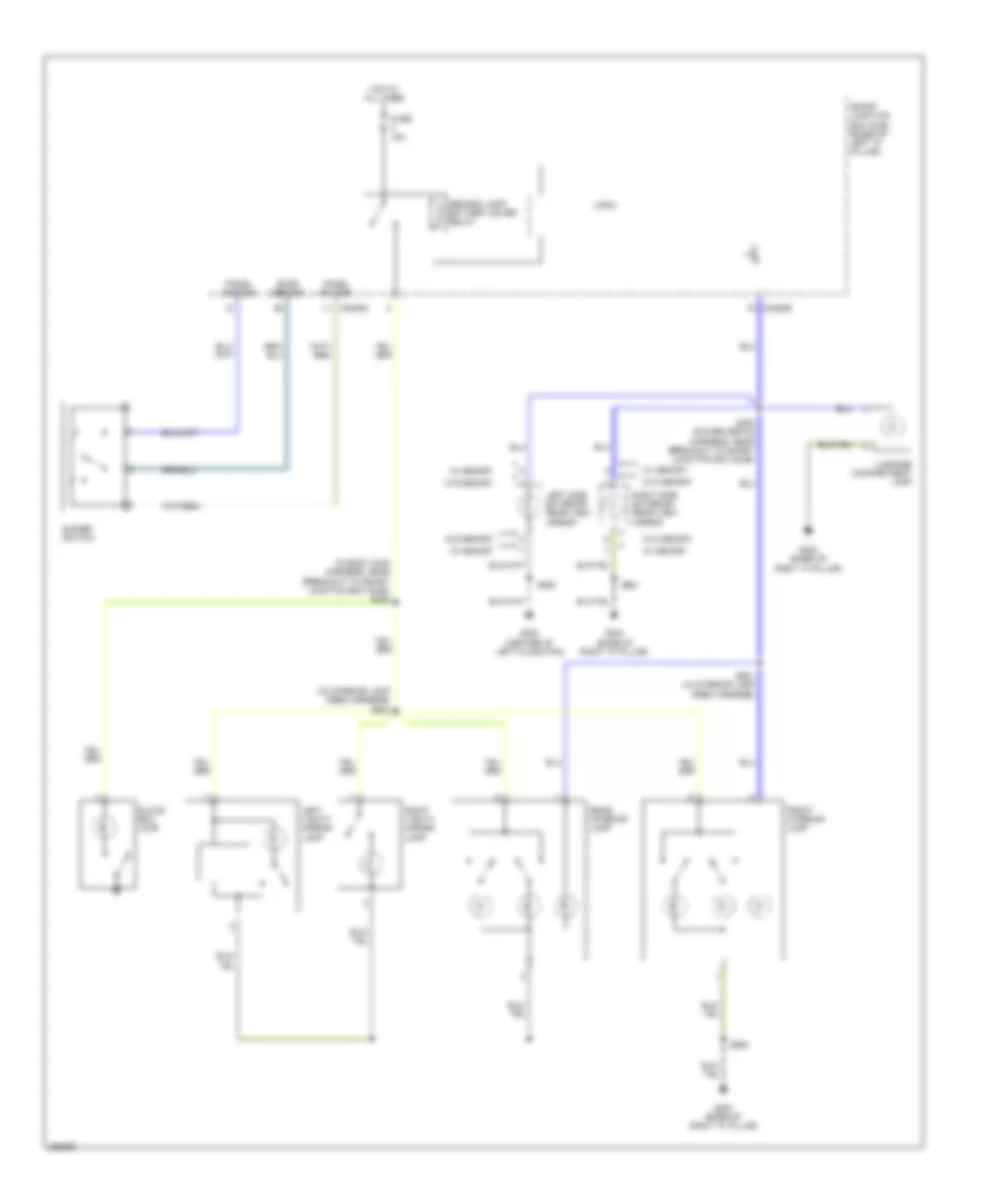 Courtesy Lamps Wiring Diagram for Lincoln MKZ 2007