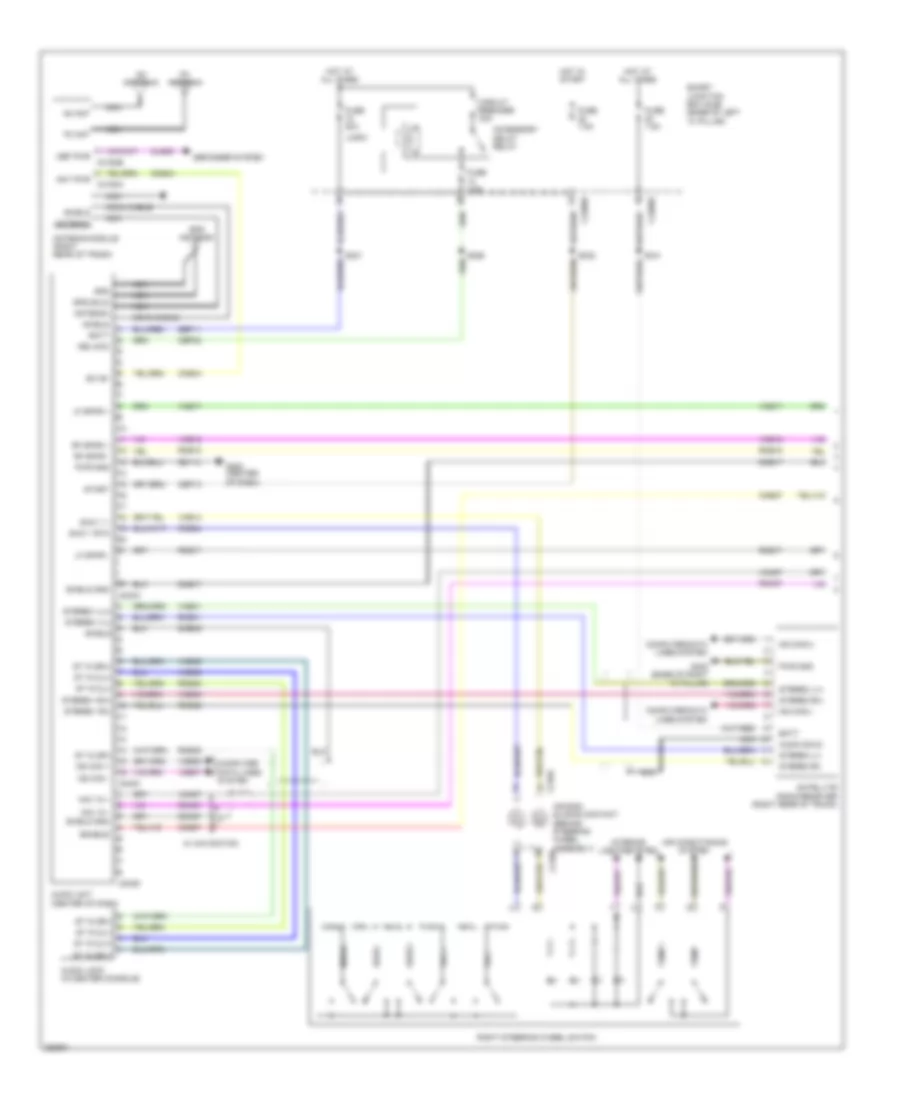 THX Audio Radio Wiring Diagram (1 of 2) for Lincoln MKZ 2007