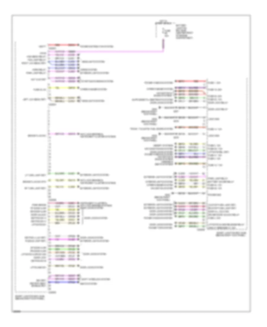 Body Control Modules Wiring Diagram 1 of 2 for Lincoln Navigator 2007
