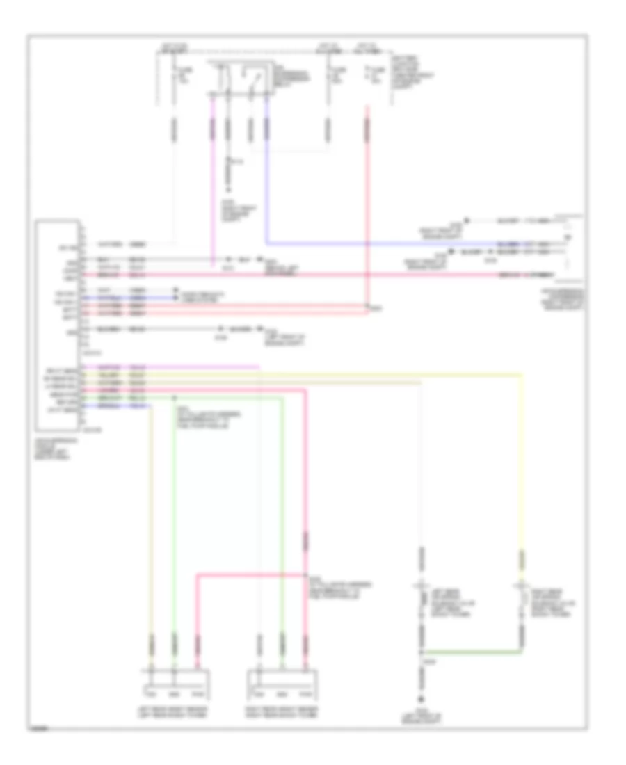 Electronic Suspension Wiring Diagram for Lincoln Navigator 2007