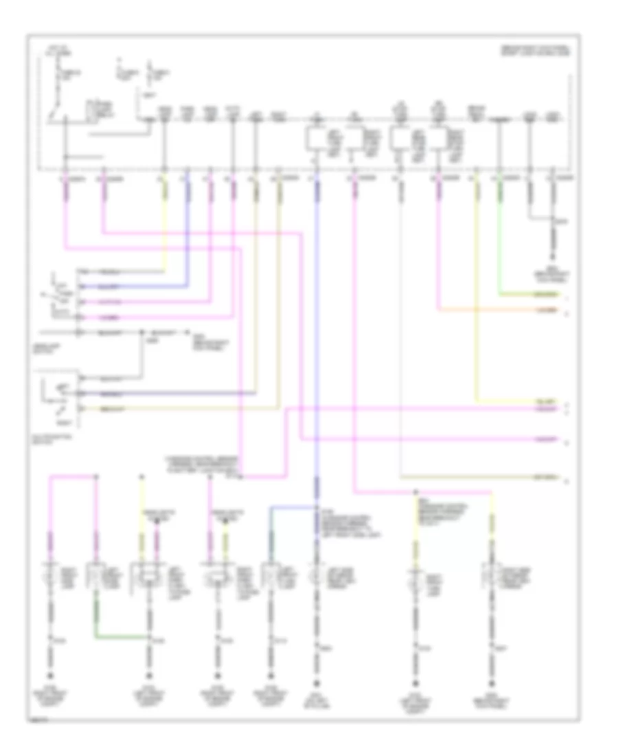 Exterior Lamps Wiring Diagram 1 of 2 for Lincoln Navigator 2007
