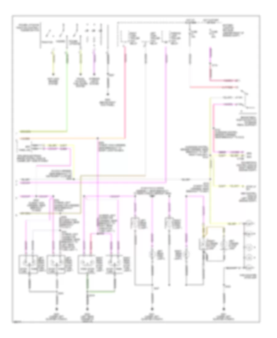 Exterior Lamps Wiring Diagram (2 of 2) for Lincoln Navigator 2007