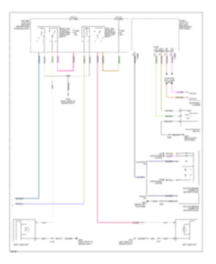 Headlights Wiring Diagram (2 of 2) for Lincoln Navigator 2007