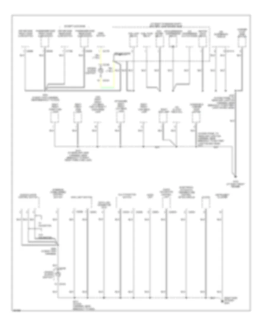 Ground Distribution Wiring Diagram 2 of 4 for Lincoln Town Car Designer 2007