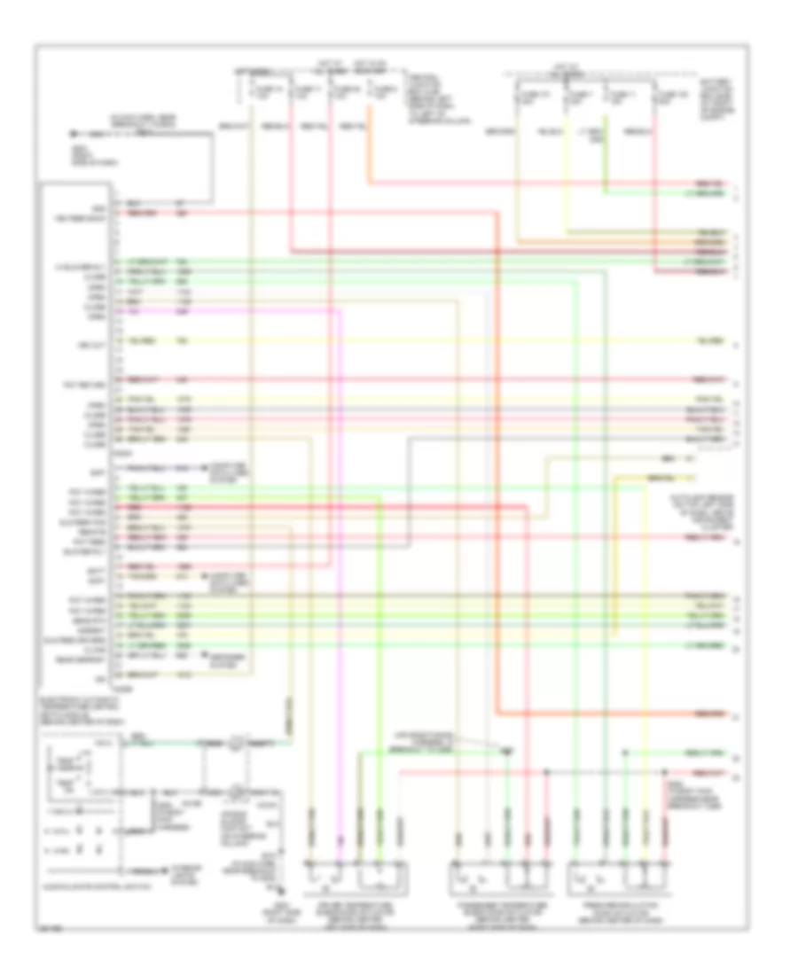 Automatic AC Wiring Diagram (1 of 2) for Lincoln Town Car Executive 2007