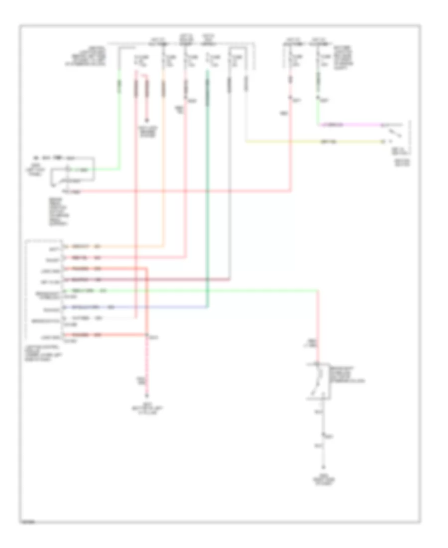 Shift Interlock Wiring Diagram for Lincoln Town Car Executive 2007