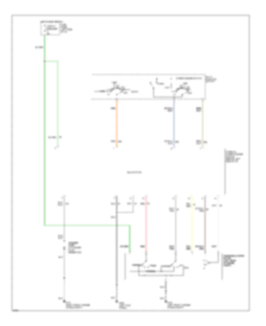 WiperWasher Wiring Diagram for Lincoln Mark VIII 1993