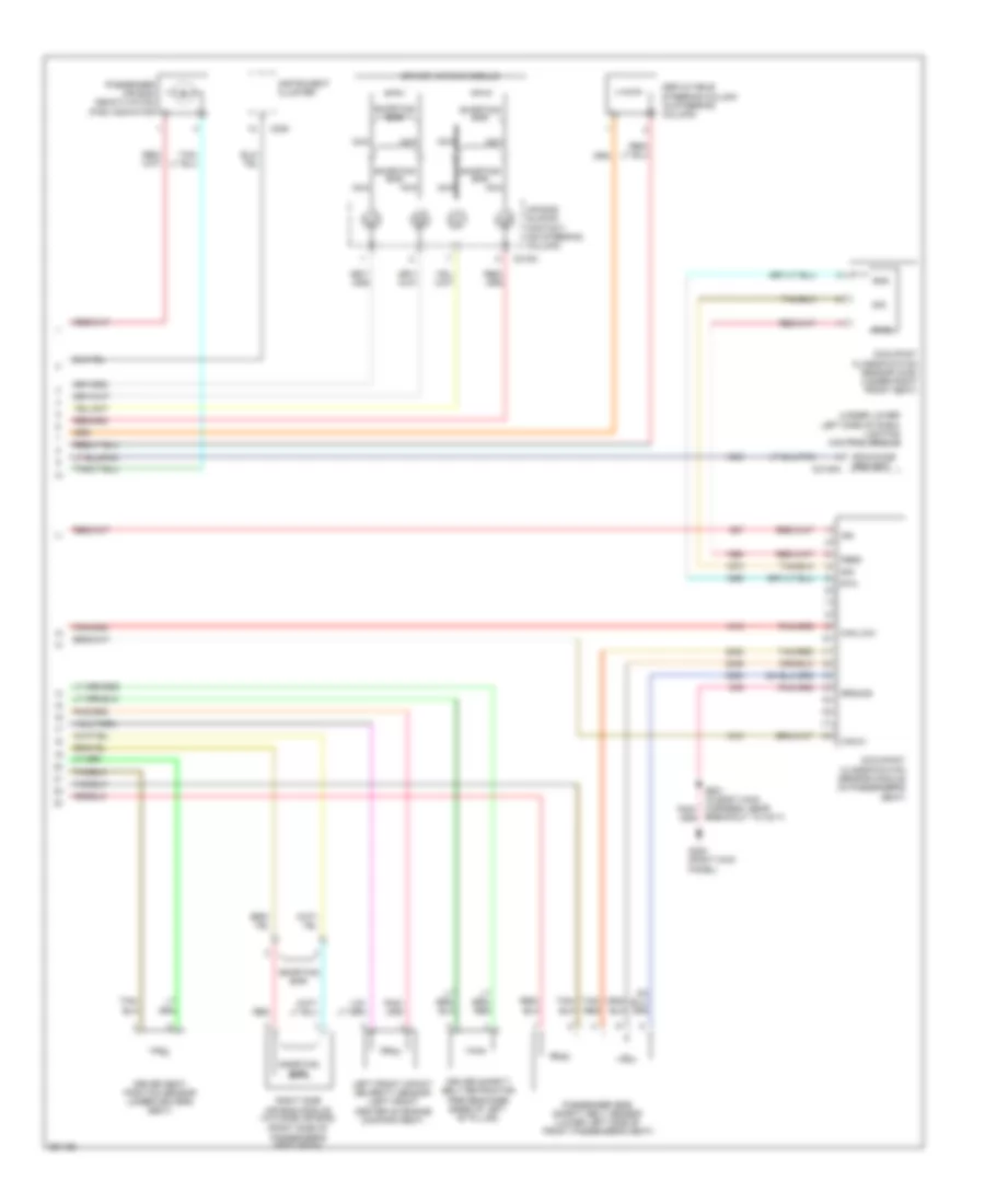 Supplemental Restraints Wiring Diagram 2 of 2 for Lincoln Town Car Executive L 2007