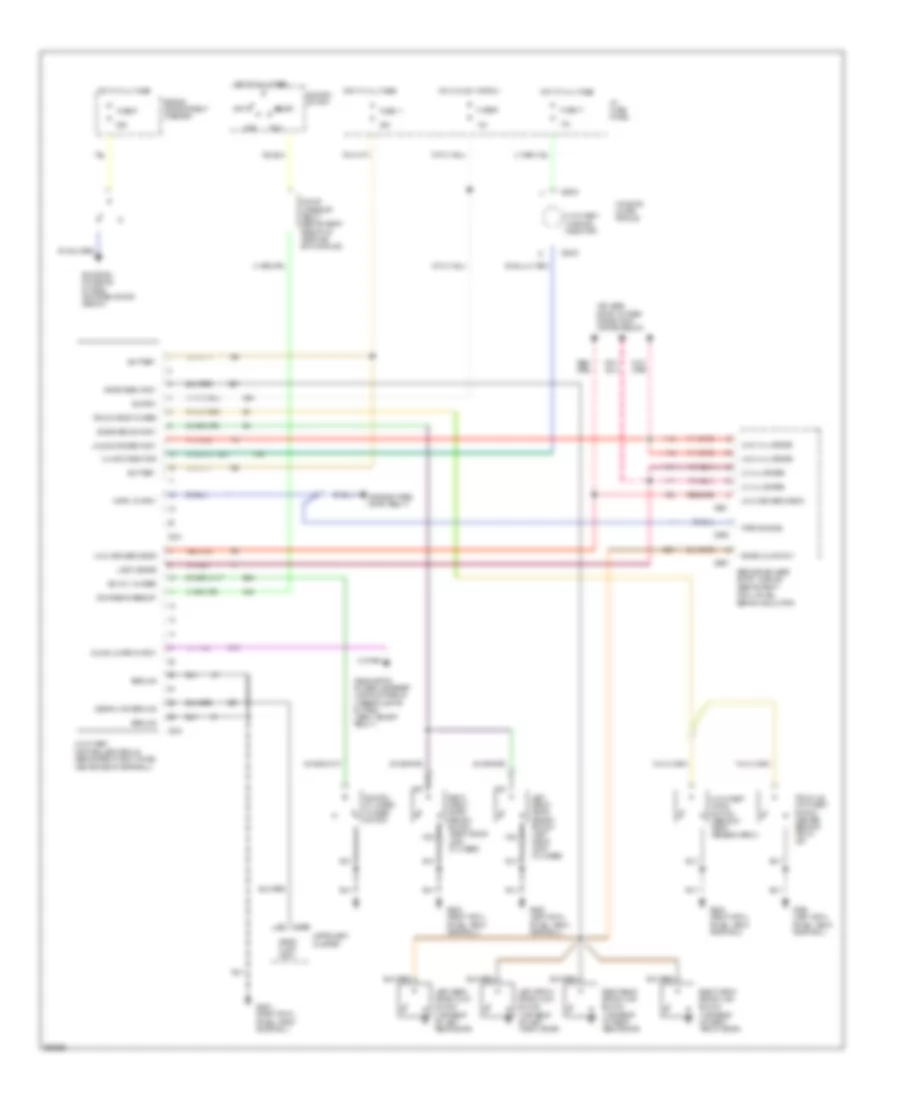 Anti-theft Wiring Diagram for Lincoln Town Car Executive 1993