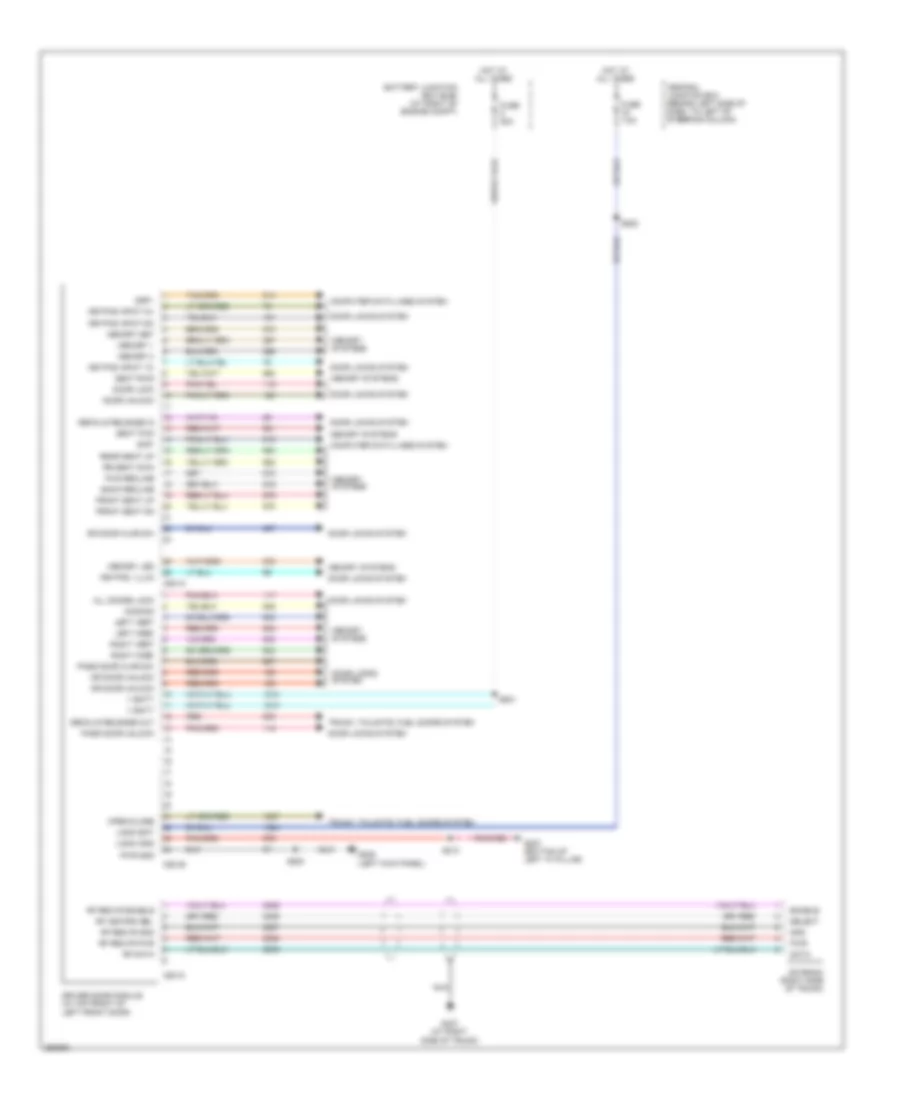 Body Control Modules Wiring Diagram for Lincoln Town Car Signature L 2007