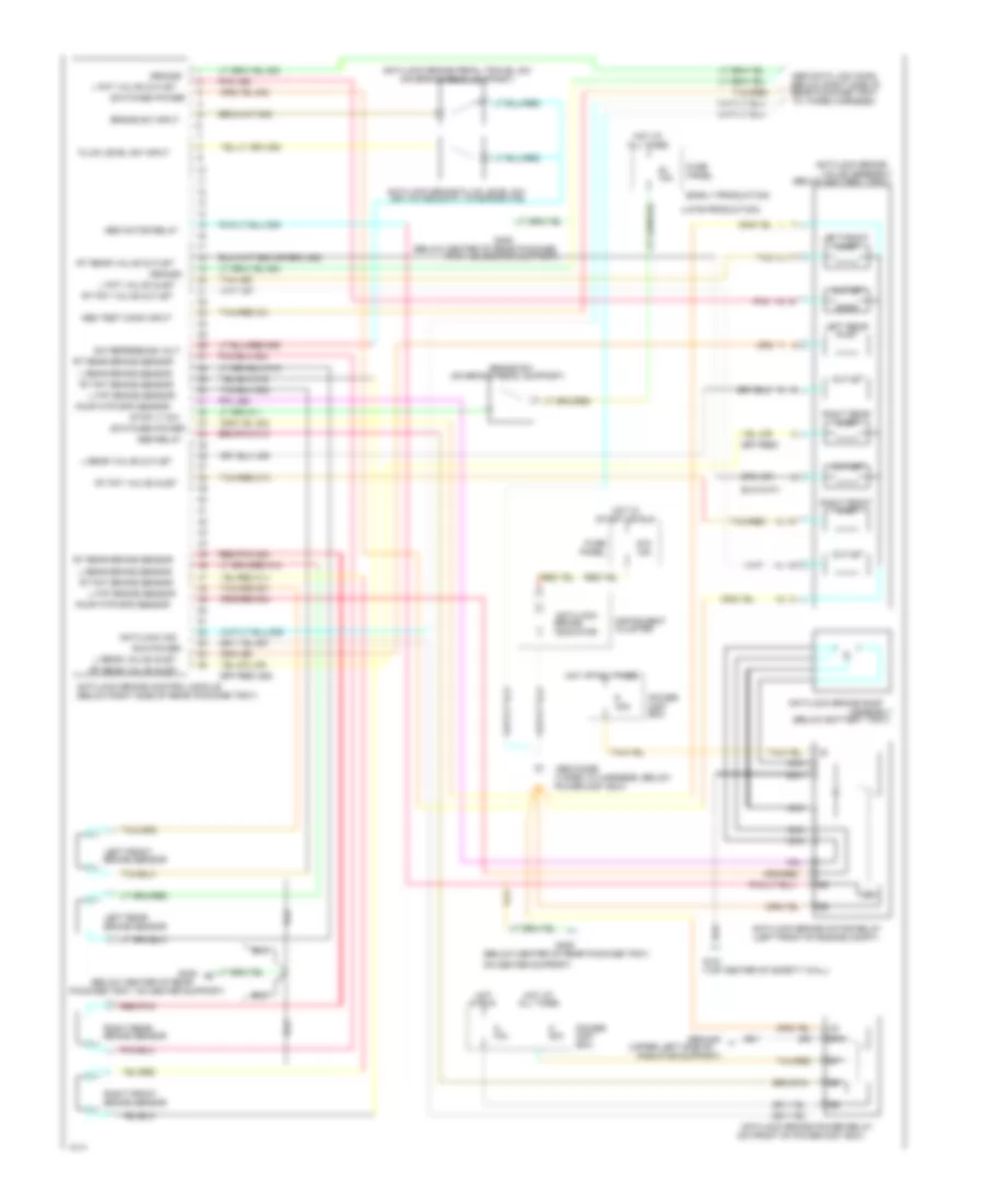 Anti-lock Brake Wiring Diagrams for Lincoln Continental Executive 1994