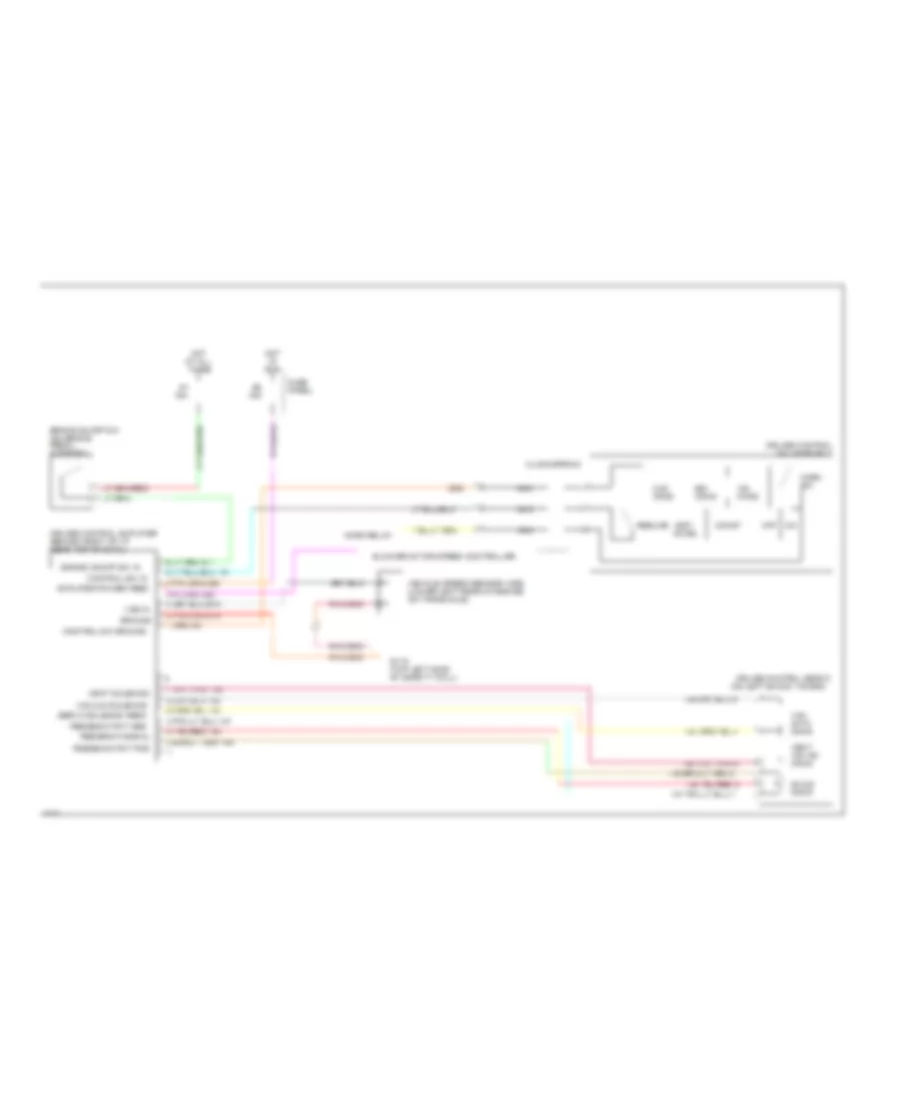 Cruise Control Wiring Diagram for Lincoln Continental Executive 1994