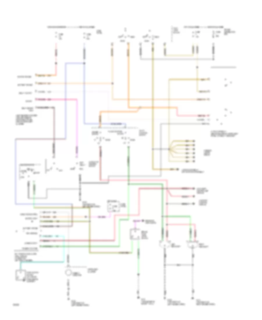 Autolamps Wiring Diagram with DRL for Lincoln Continental Executive 1994