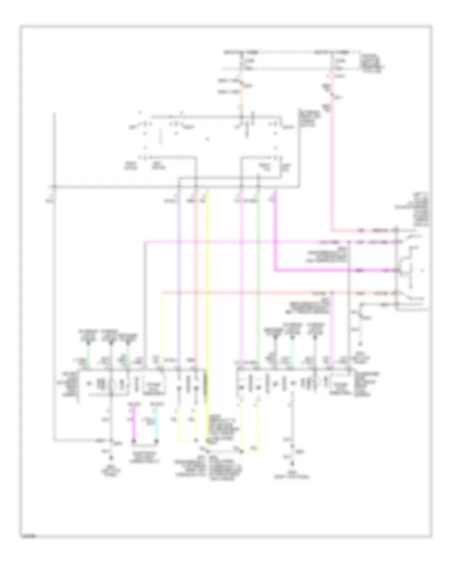 Power Mirrors Wiring Diagram for Lincoln Mark LT 2008