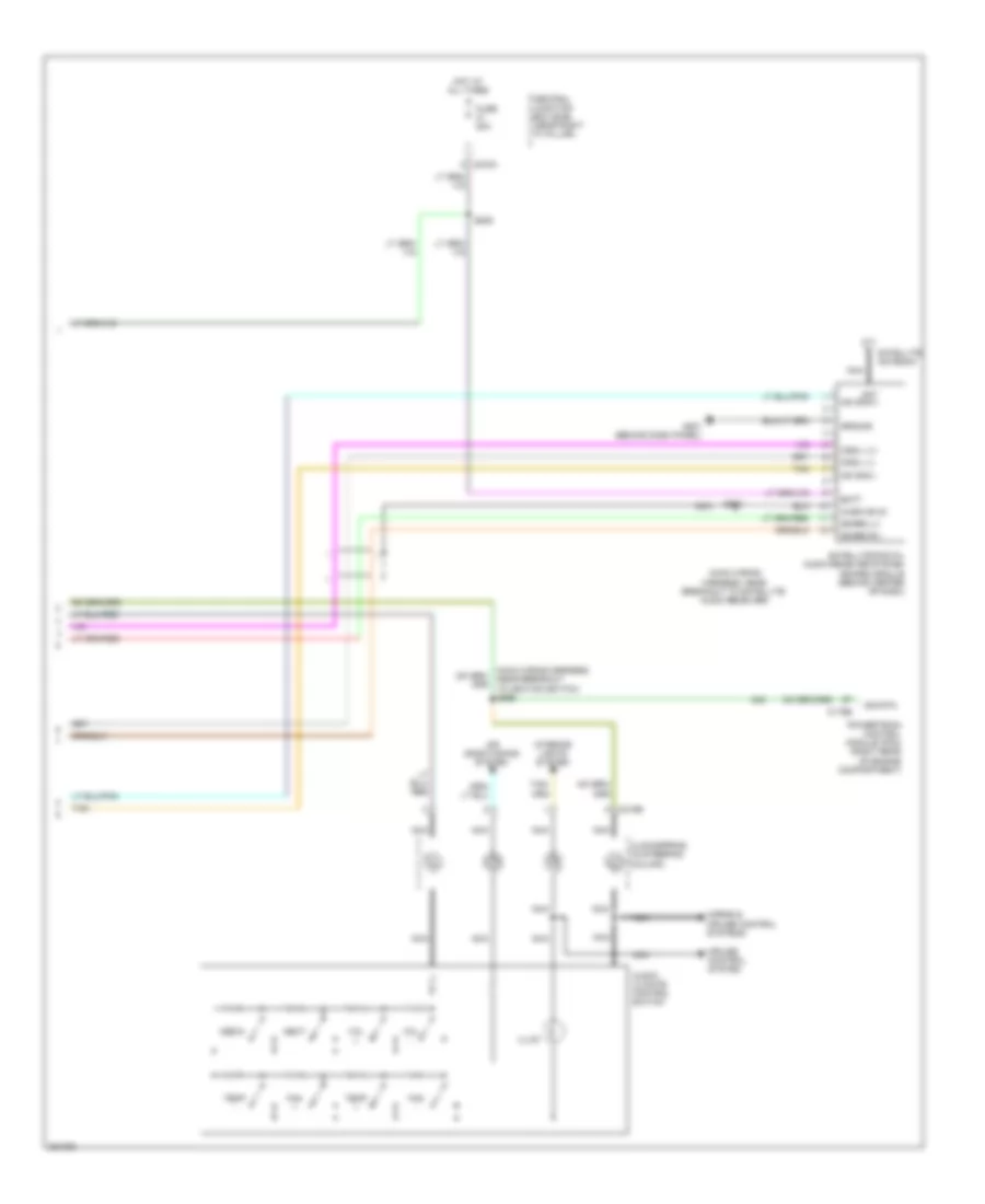 Radio Wiring Diagram, without DVD (2 of 2) for Lincoln Mark LT 2008