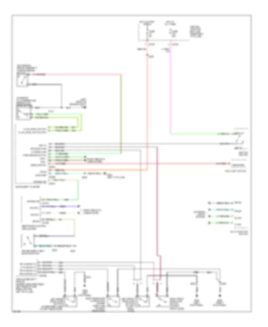 Warning Systems Wiring Diagram for Lincoln Mark LT 2008