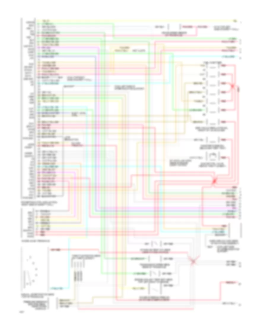 3 8L Engine Performance Wiring Diagrams 1 of 2 for Lincoln Continental Signature Series 1994