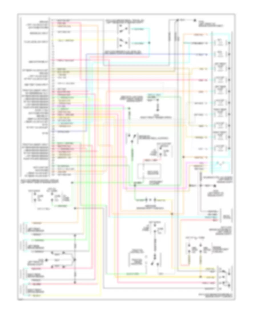 Anti-lock Brake Wiring Diagrams for Lincoln Mark VIII 1994