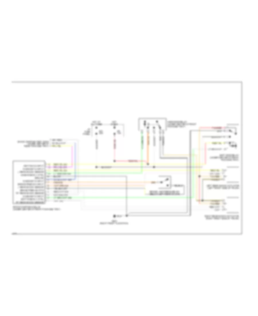 Shock Damping Wiring Diagram for Lincoln Mark VIII 1994