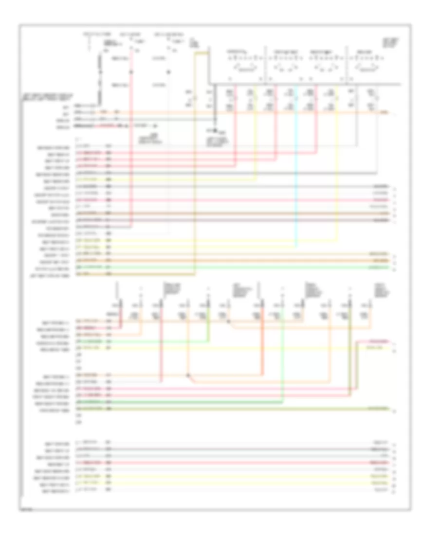 Memory Seat Wiring Diagram 1 of 3 for Lincoln Mark VIII 1994