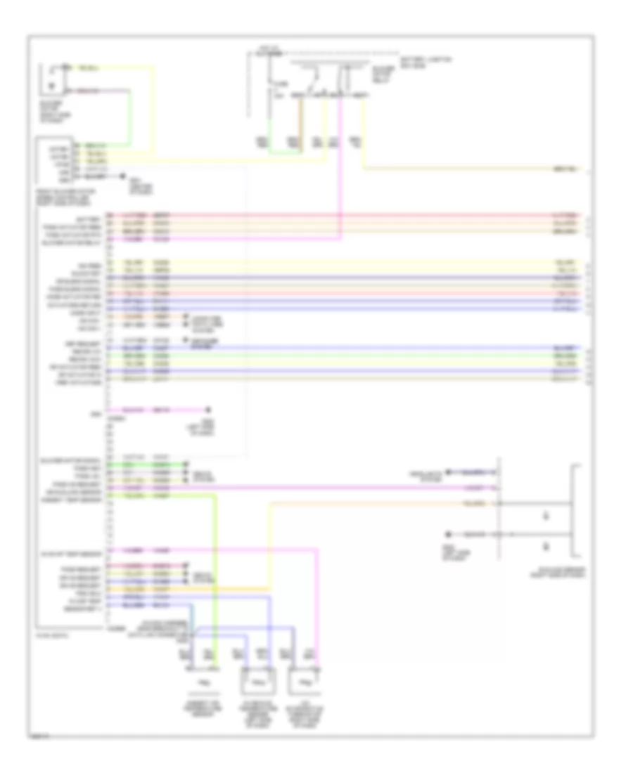 Automatic A C Wiring Diagram Dual Zone A C 1 of 3 for Lincoln MKZ 2008