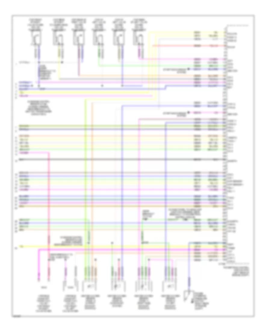3.5L, Engine Performance Wiring Diagram (4 of 4) for Lincoln MKZ 2008