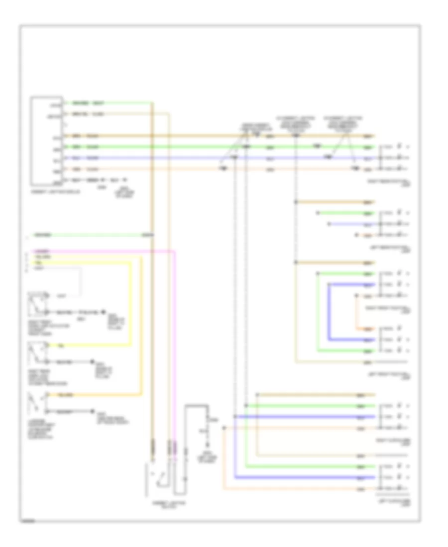 Courtesy Lamps Wiring Diagram (2 of 2) for Lincoln MKZ 2008