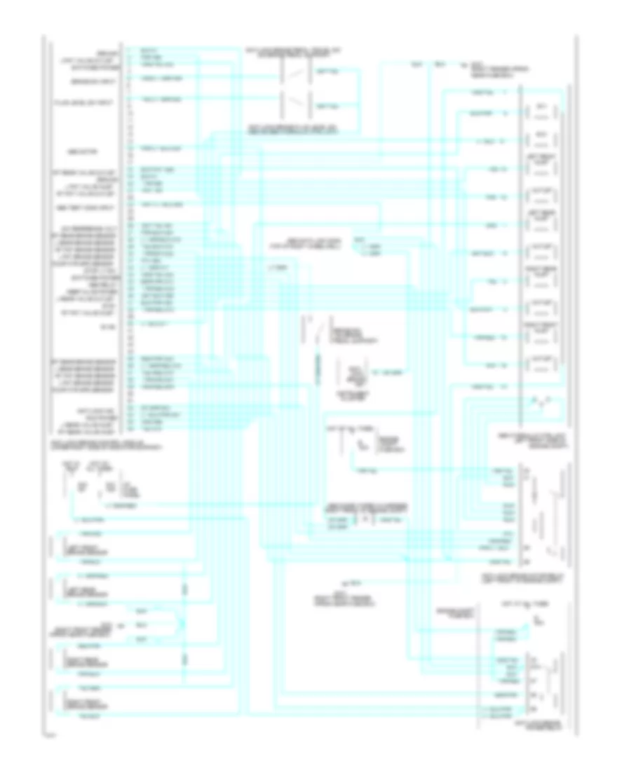 Anti-lock Brake Wiring Diagrams for Lincoln Town Car Cartier 1994