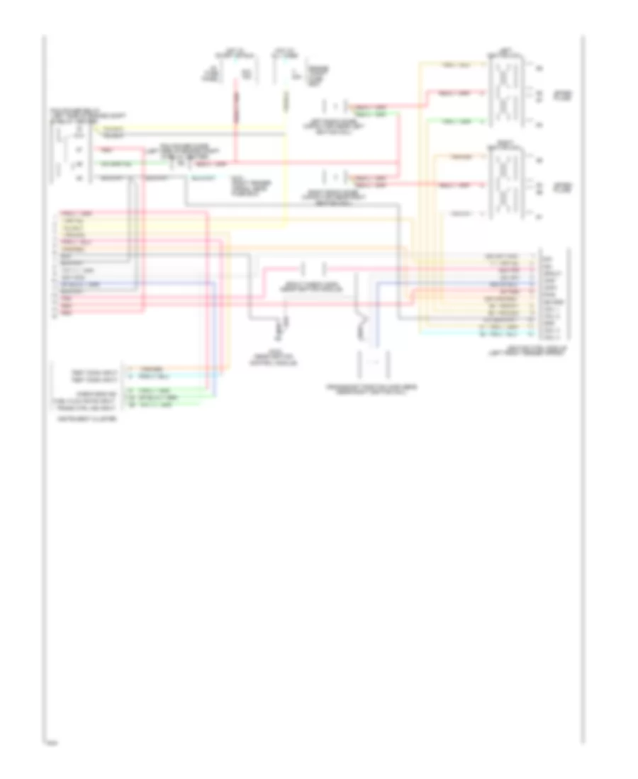 4.6L, Engine Performance Wiring Diagrams (3 of 3) for Lincoln Town Car Cartier 1994