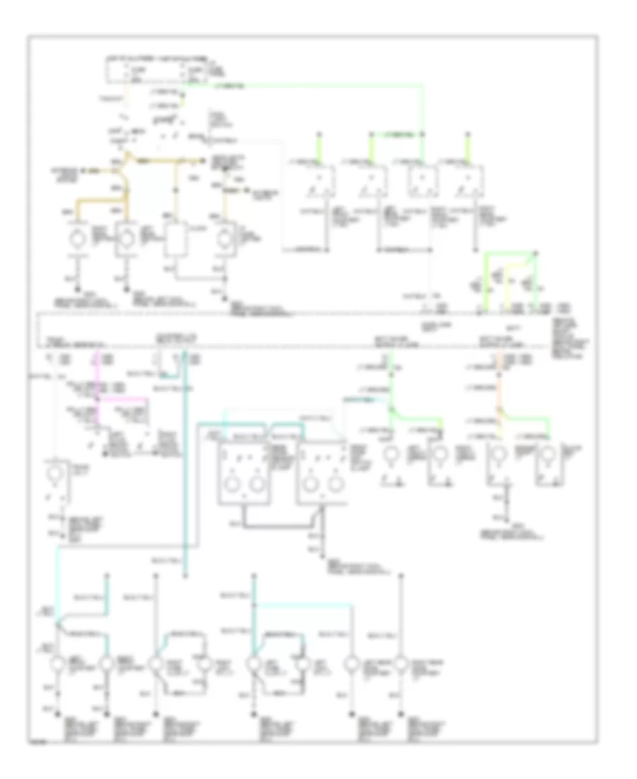 Courtesy Lamps Wiring Diagram for Lincoln Town Car Cartier 1994