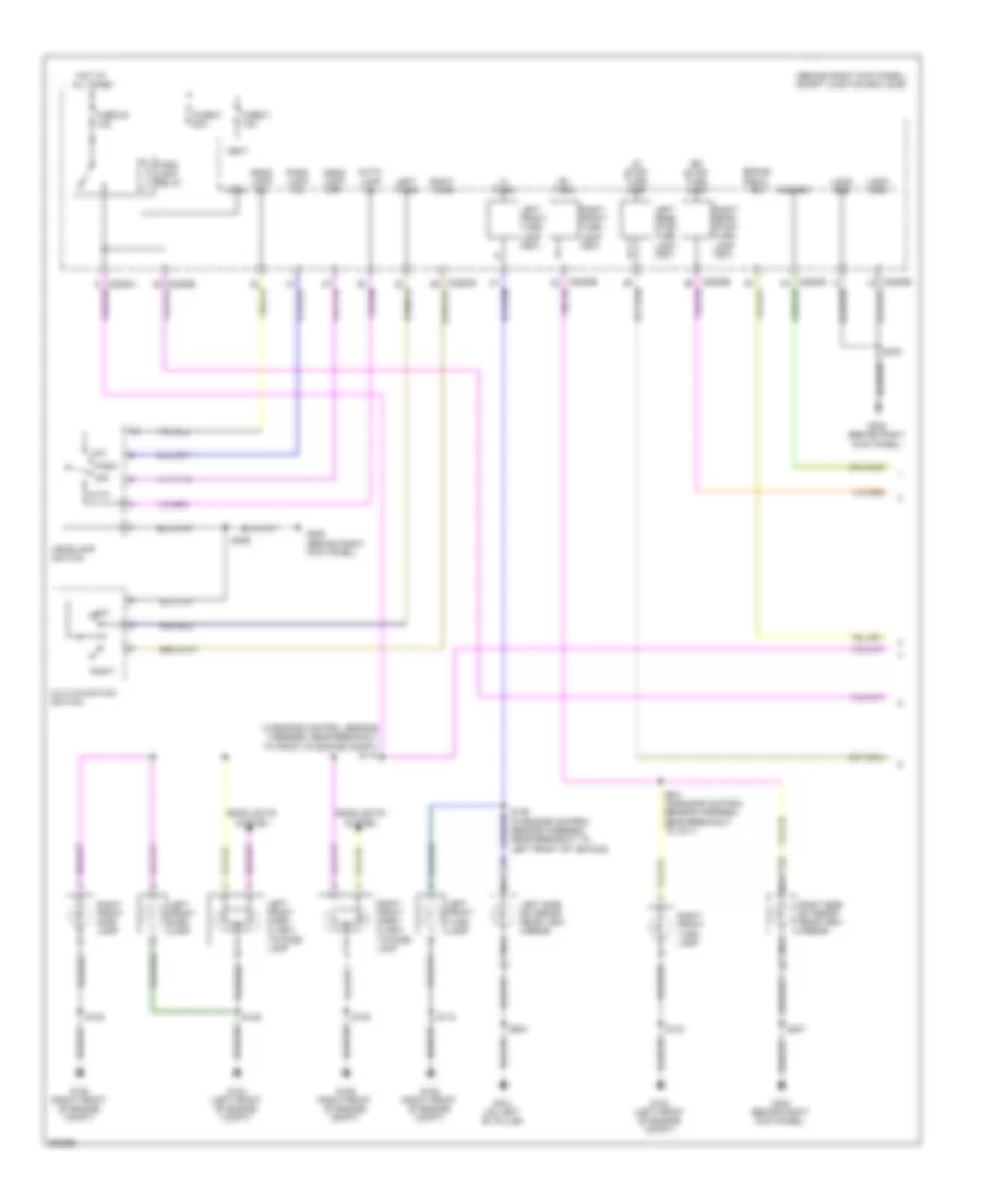 Exterior Lamps Wiring Diagram (1 of 2) for Lincoln Navigator 2008