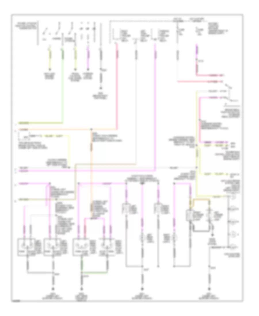 Exterior Lamps Wiring Diagram (2 of 2) for Lincoln Navigator 2008