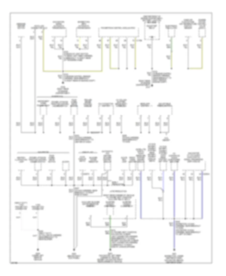 Ground Distribution Wiring Diagram 2 of 5 for Lincoln Navigator 2008