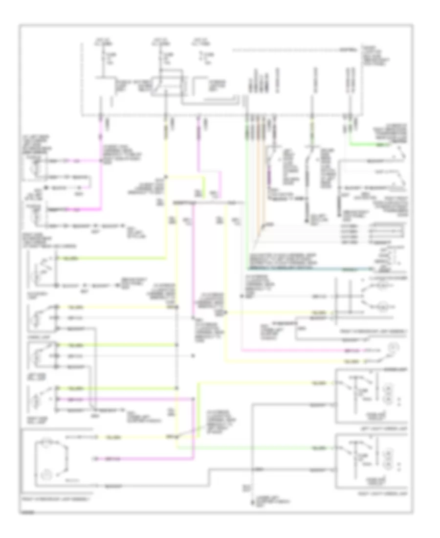 Courtesy Lamps Wiring Diagram for Lincoln Navigator 2008