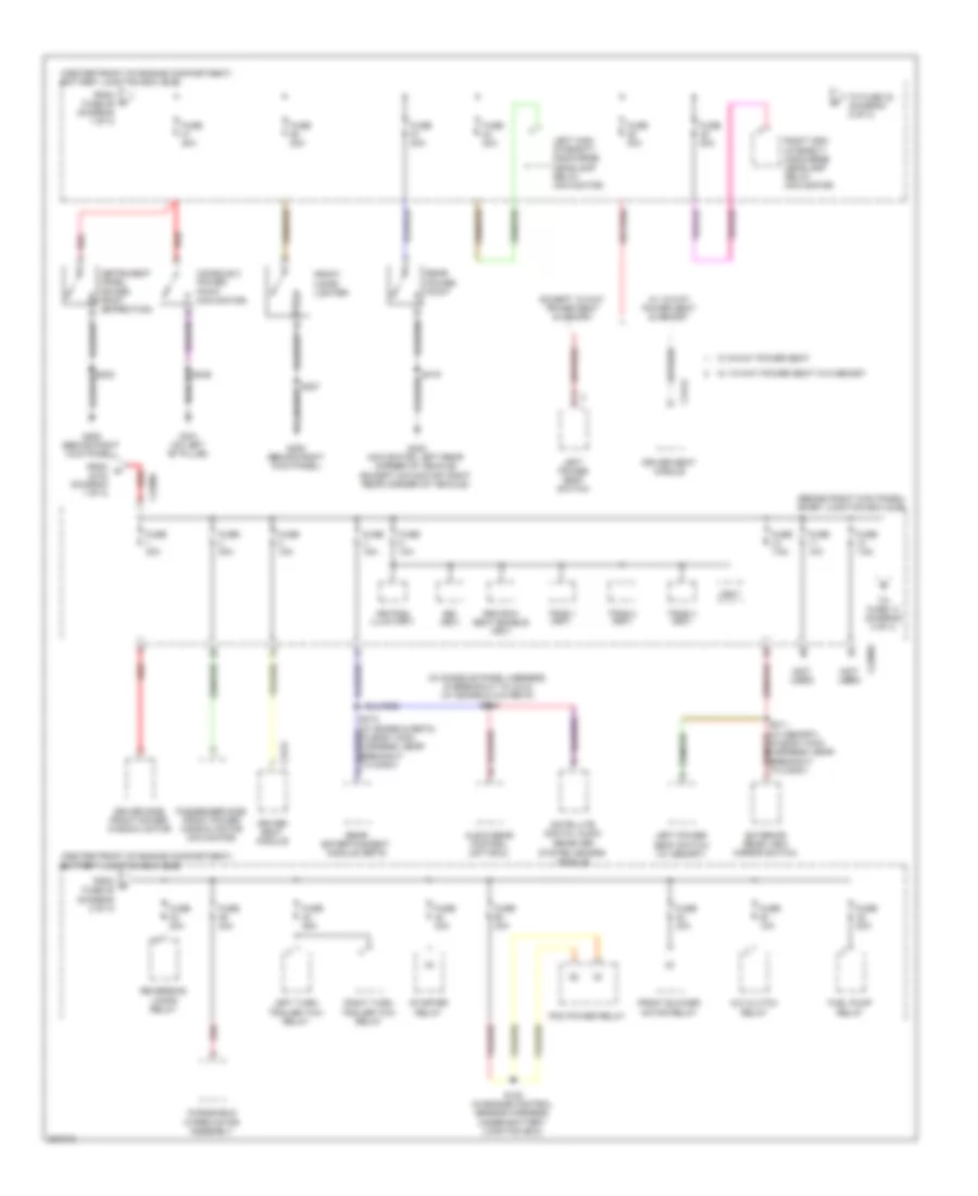 Power Distribution Wiring Diagram 2 of 4 for Lincoln Navigator 2008