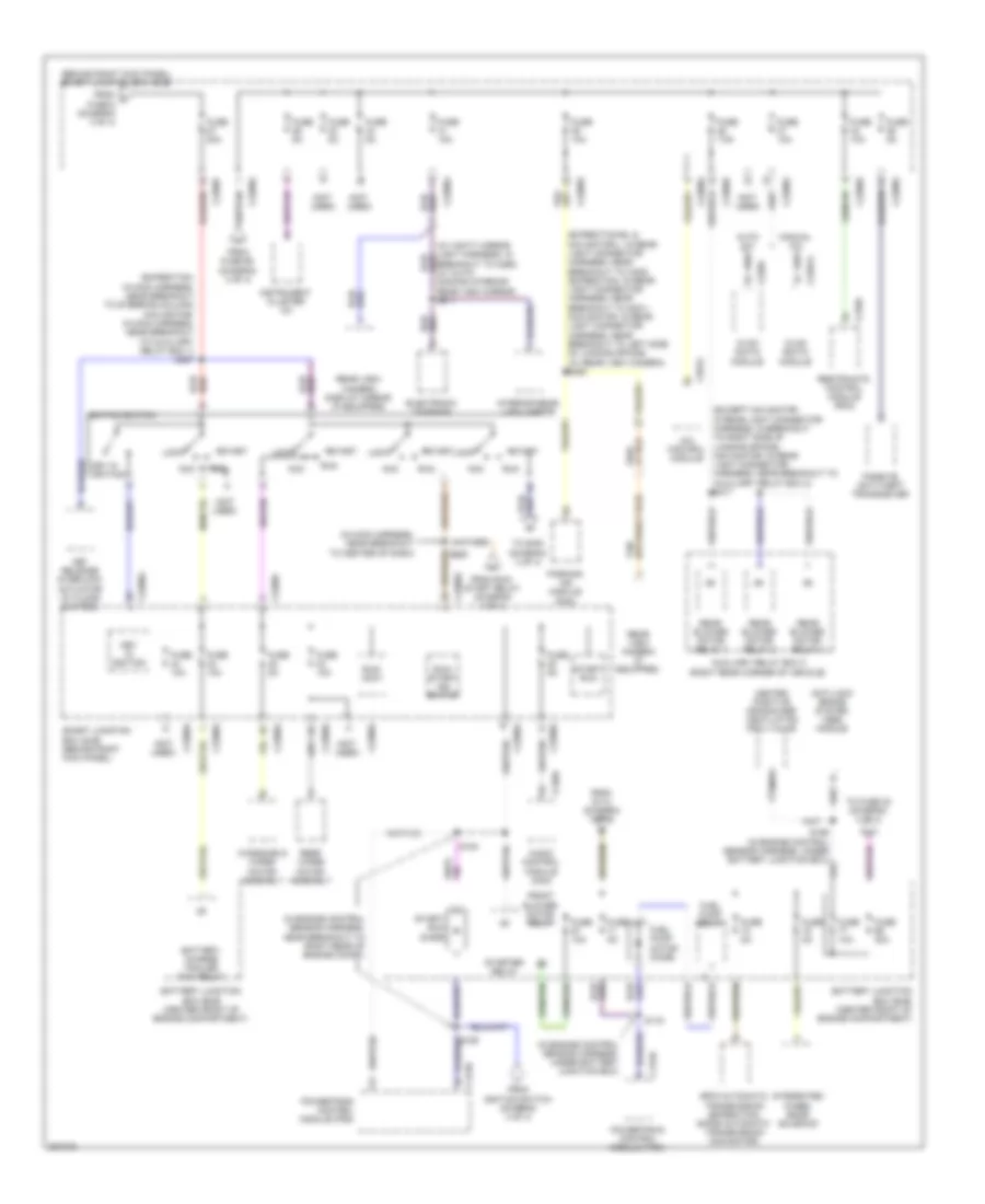Power Distribution Wiring Diagram (4 of 4) for Lincoln Navigator 2008