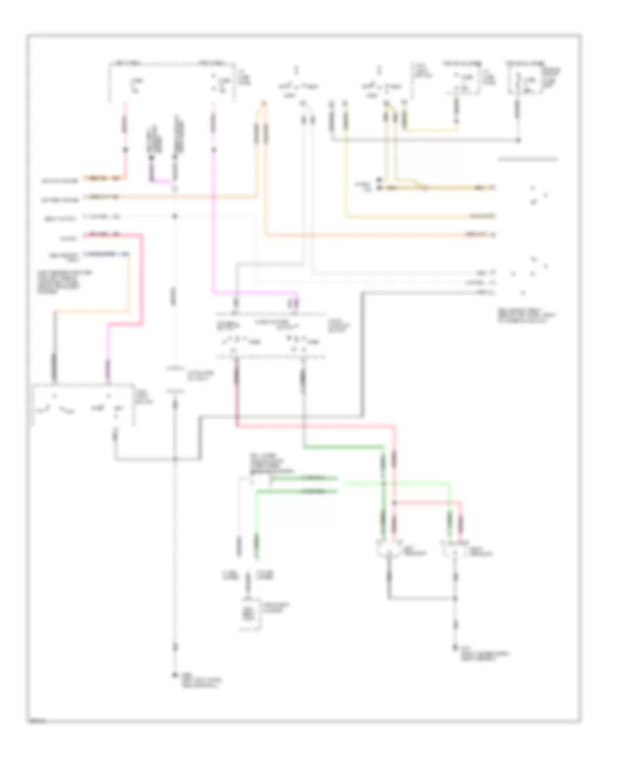 Autolamps Wiring Diagram, without DRL for Lincoln Town Car Executive 1994
