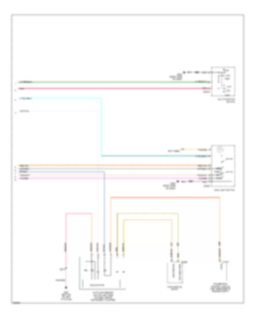 Headlights Wiring Diagram 2 of 2 for Lincoln Town Car Executive 2008