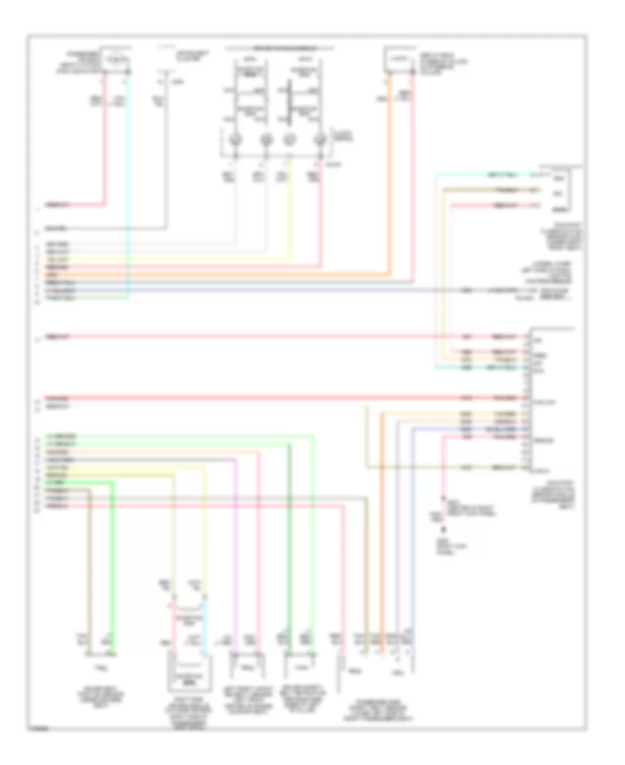 Supplemental Restraints Wiring Diagram 2 of 2 for Lincoln Town Car Executive 2008