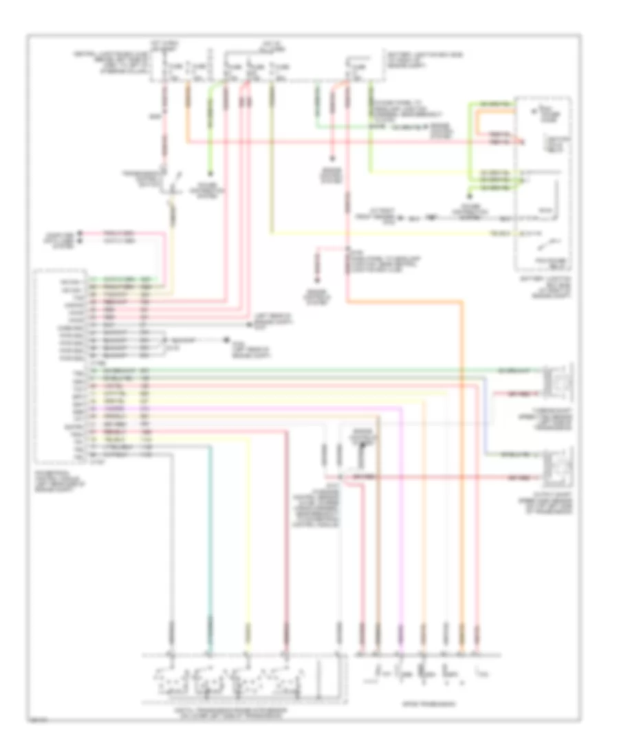 Transmission Wiring Diagram for Lincoln Town Car Executive 2008