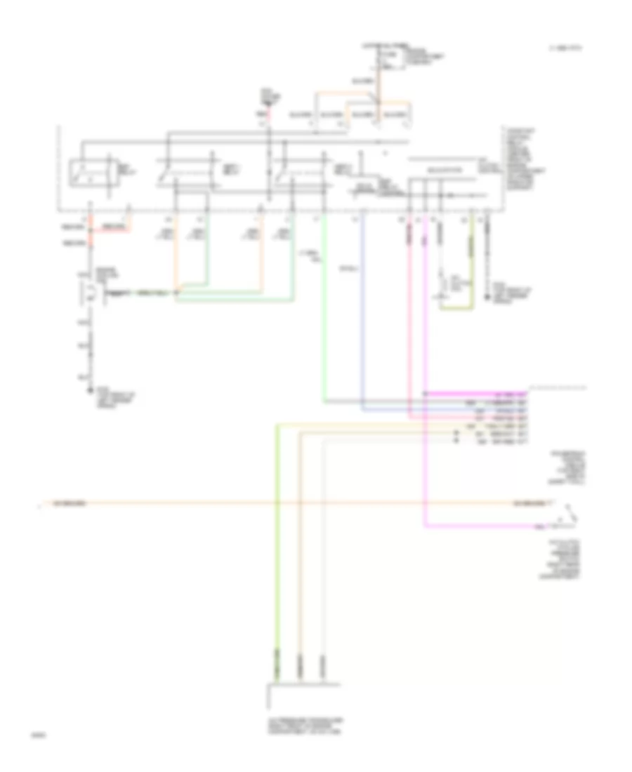 A C Wiring Diagram 2 of 2 for Lincoln Continental 1995