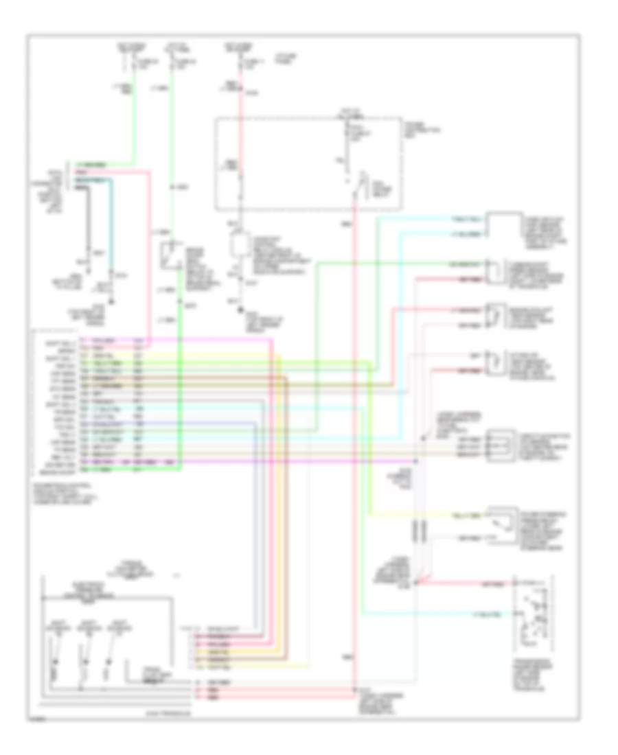 Transmission Wiring Diagram for Lincoln Continental 1995
