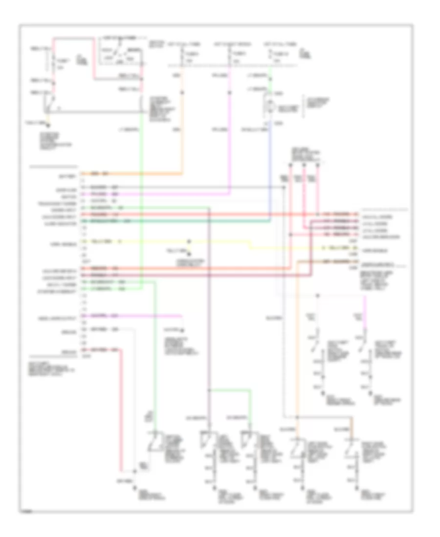 Anti theft Wiring Diagram for Lincoln Mark VIII 1995