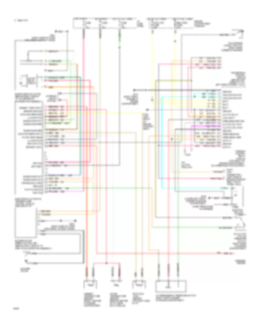 AC Wiring Diagram for Lincoln Mark VIII LSC 1995