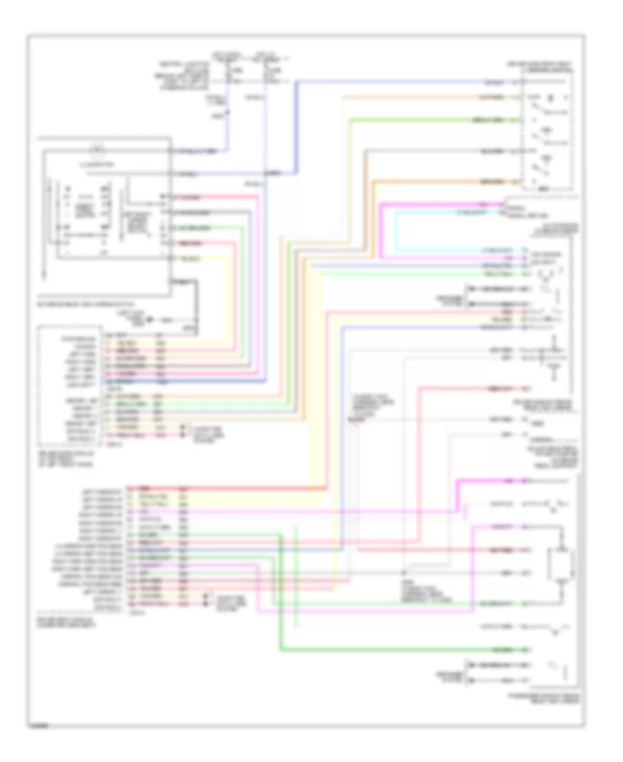 Memory Mirrors Wiring Diagram for Lincoln Town Car Signature Limited 2008