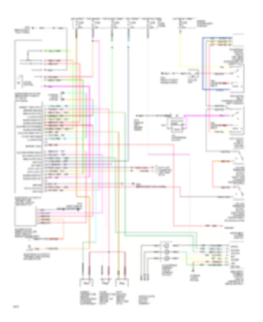 AC Wiring Diagram for Lincoln Town Car Cartier 1995