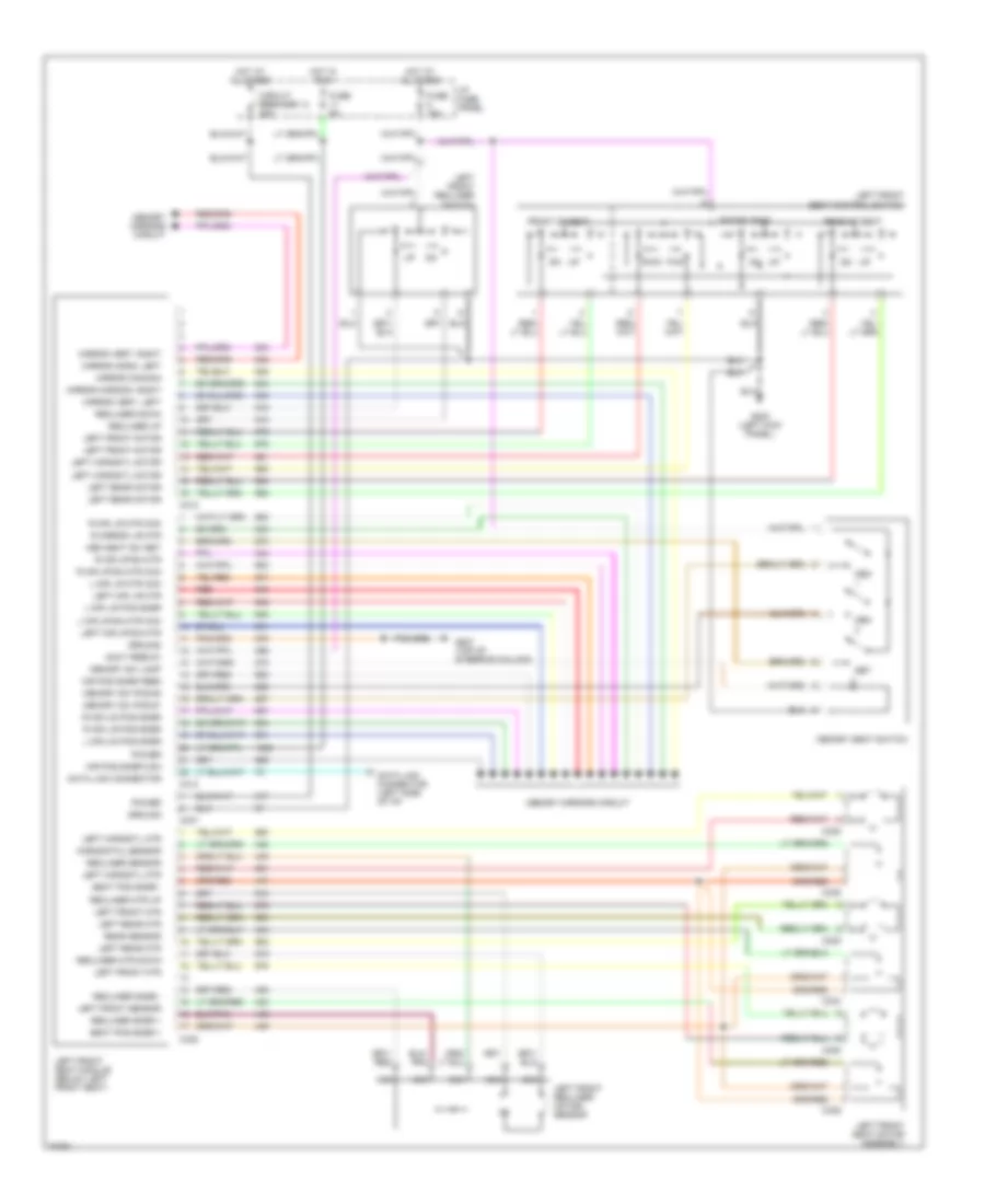 Memory Seat Wiring Diagram for Lincoln Town Car Cartier 1995