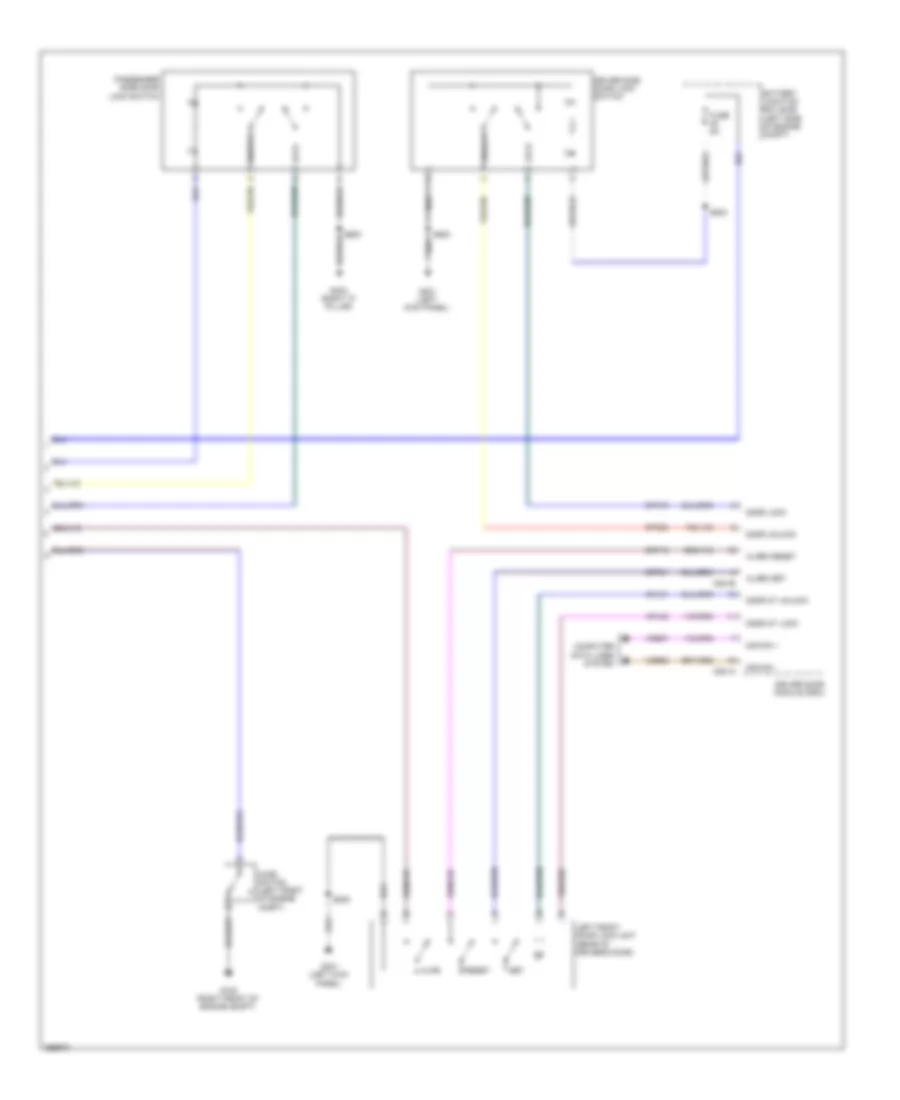 Forced Entry Wiring Diagram, without Intelligent Access (2 of 2) for Lincoln MKS 2009